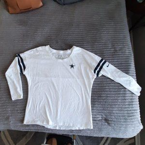 Dallas Cowboys Ladies Long Sleeve Crewneck T shirt